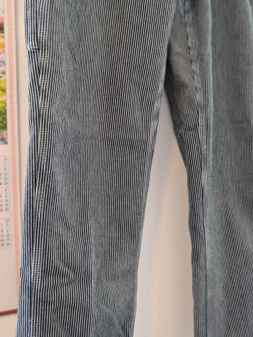 Dickies Hickory Stripe Women's Workwear Relaxed Pants Size 12R - Picture 8 of 16